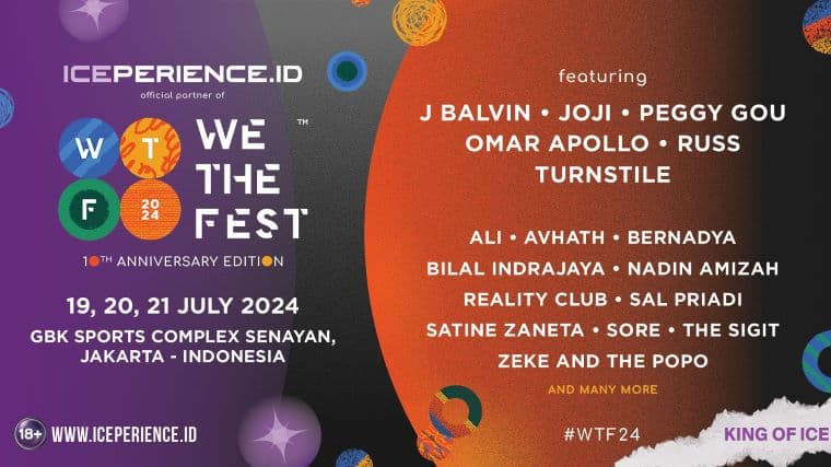 We The Fest 2024 Hadirkan J Balvin hingga Peggy Gou, Jangan Lupa Mampir ke Booth The LAndmark by Iceperience.id - Image