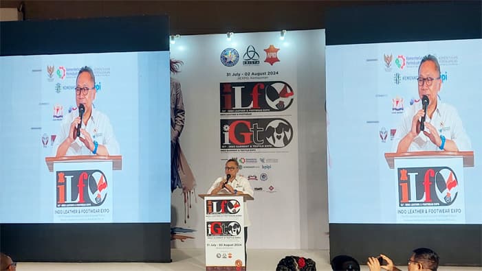 Di ILF Expo 2024, Mendag Sebut Produk Hasil Industri Alas Kaki Indonesia Terbaik Karena Tenaga Kerja yang Sabar - Image