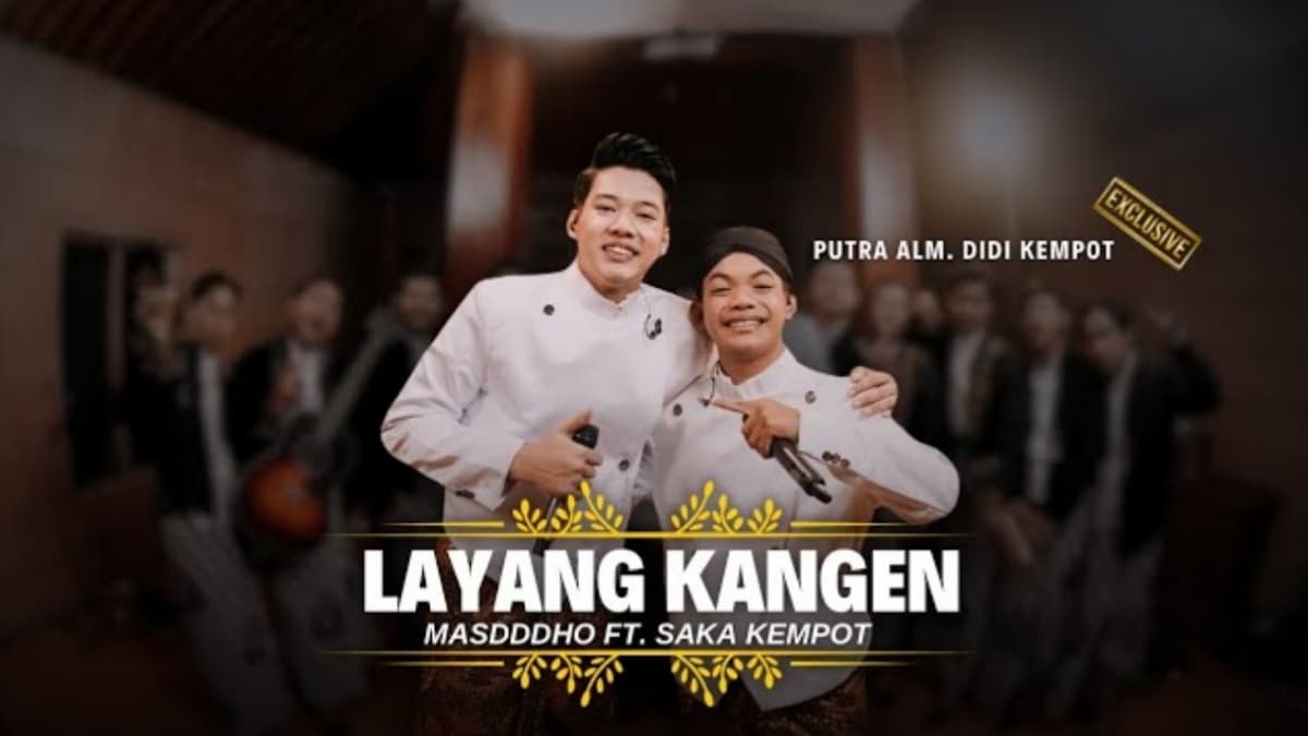 Lirik Lagu Layang Kangen Didi Kempot Versi Masdddho ft Saka Kempot, Netizen: Suaranya Mirip Banget Almarhum! - Image