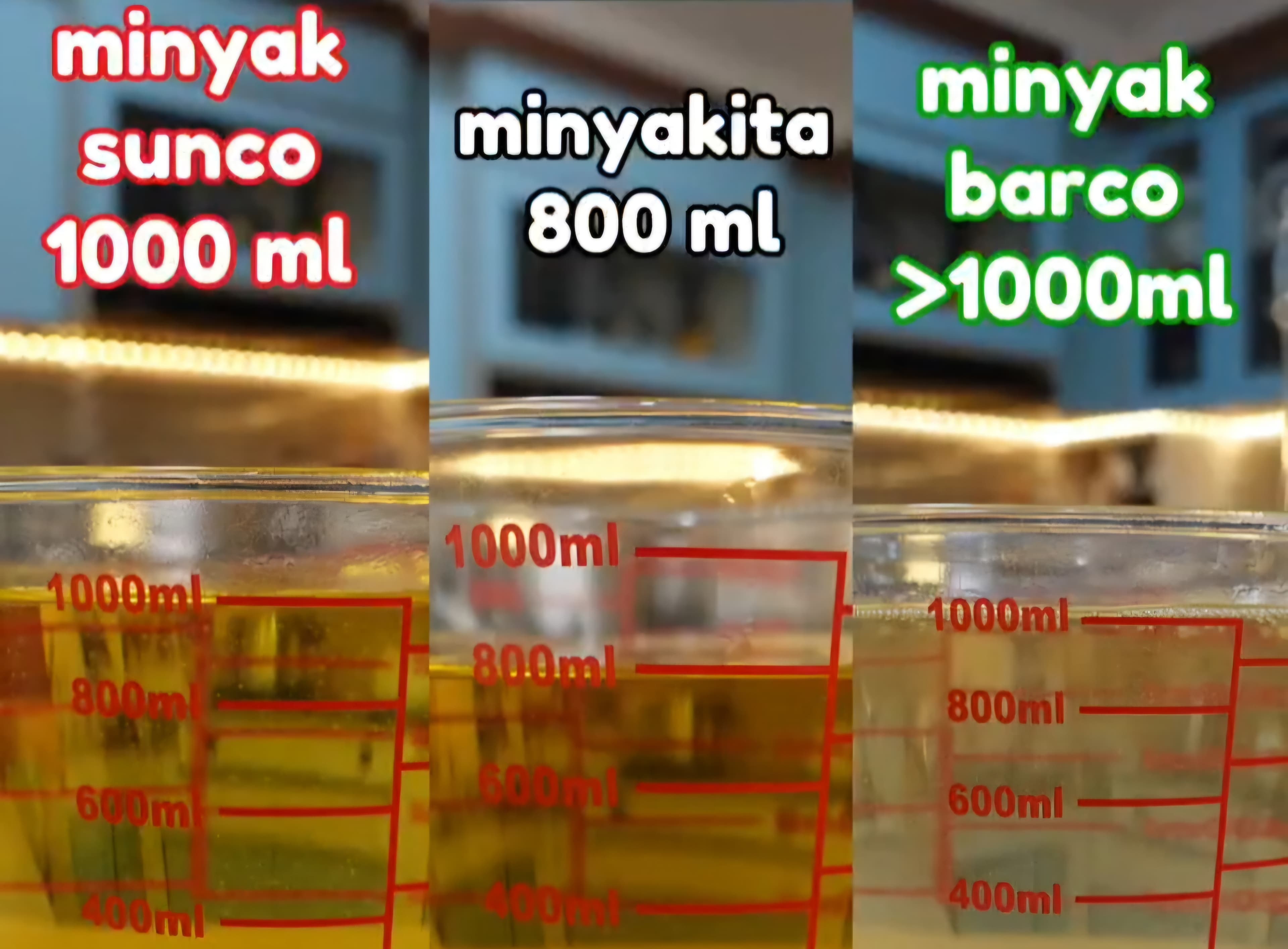 Tiga Merek Migor Kemasan 1 Liter Dibandingkan, Netizen: Cuma Minyakita yang Bikin Istighfar - Image