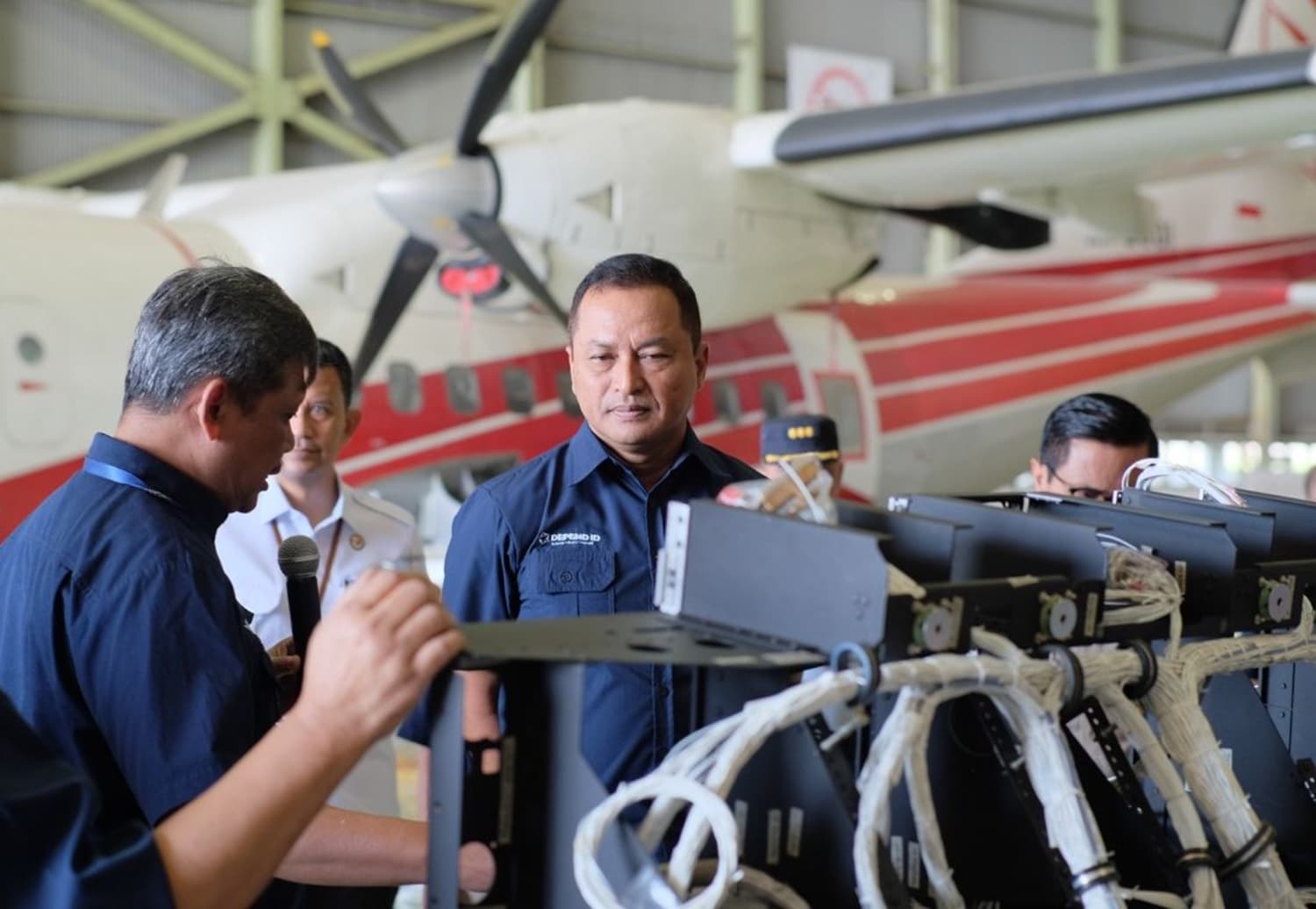 Kunjungi PTDI, KSAU Tonny Harjono Dukung Pengembangan Drone Elang Hitam, Bakal Uji Terbang Lanjutan di Langit Pangandaran Jawa Barat - Image