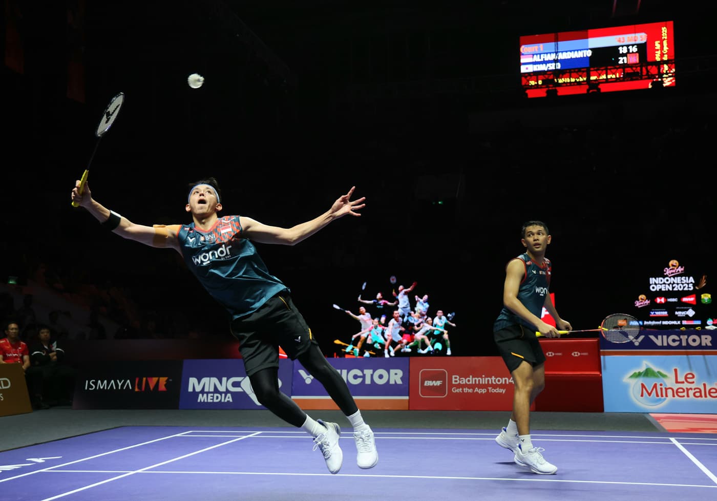 Fajar/Rian Minta Maaf Gagal Ciptakan All Indonesian Final, Wanti-wanti Sabar/Reza di Final Indonesia Open 2025 - Image