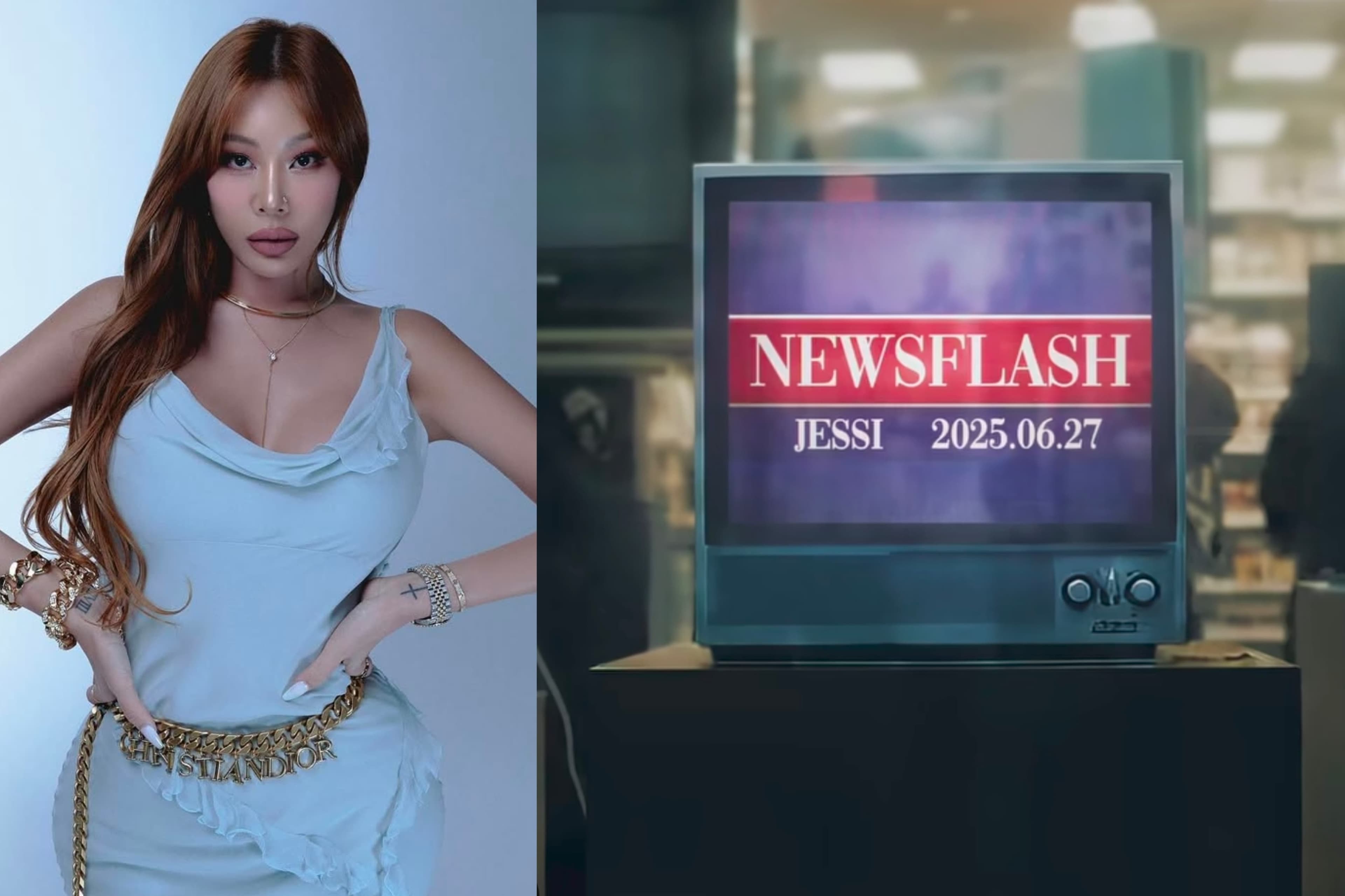Rilis Teaser Bergaya Retro, Jessi Umumkan Comeback Setelah Delapan Bulan Vakum - Image