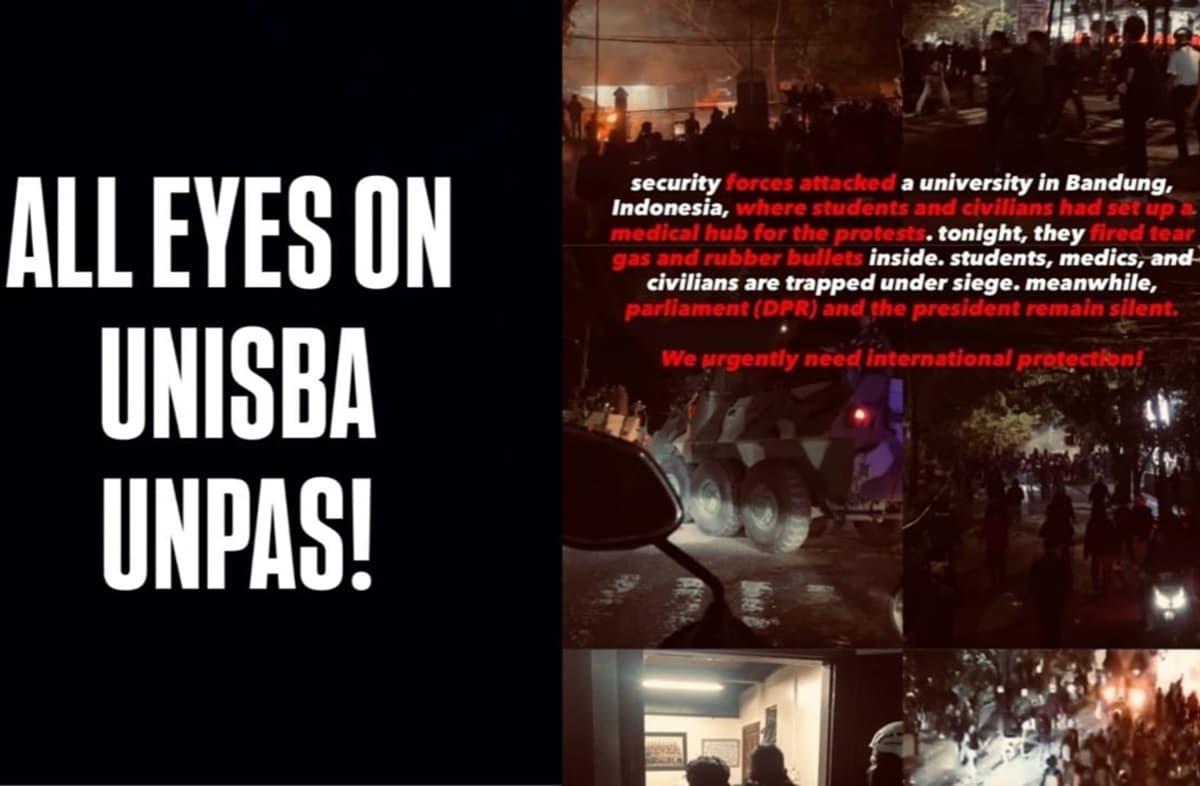Kampus Unisba Diserbu Aparat, Tagar #AllEyesOnBandung Menggema: Benarkah Prinsip Zona Netral Telah Dilanggar? - Image