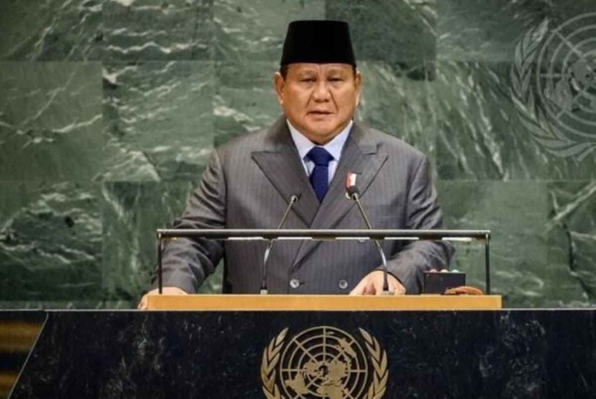 Mikrofon Prabowo Mati saat Pidato di PBB, Kemlu Sebut karena Batas Waktu - Image