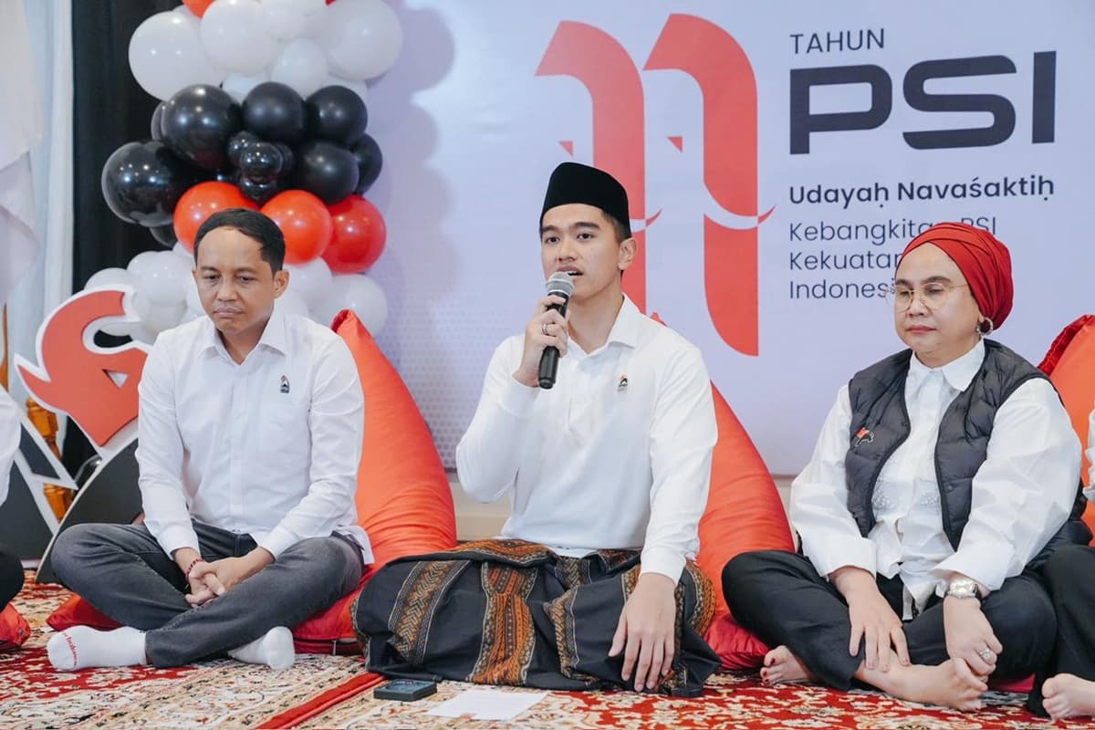 Peringati HUT ke-11 PSI, Kaesang Optimistis Menang Pemilu 2029 - Image