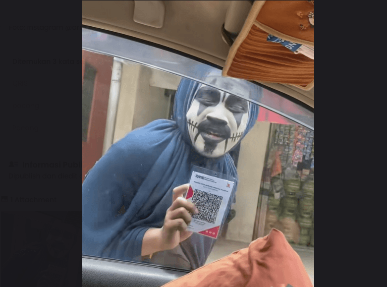 Viral Pengemis Pocong di Bandung Minta-minta Pakai QRIS, Netizen: Ngikutin Zaman - Image