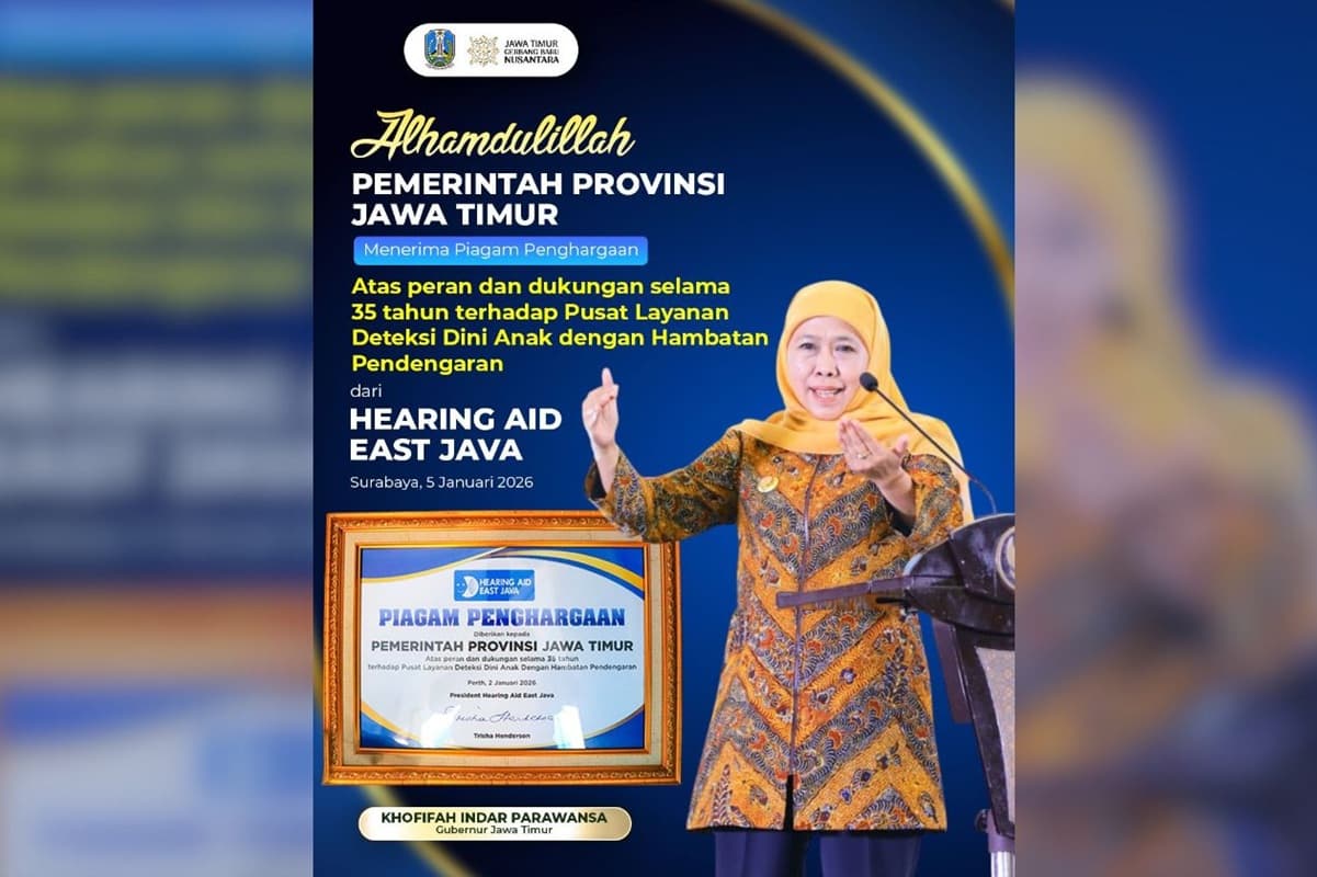 Gubernur Khofifah Resmikan Resource Center Unit Observasi Deteksi dan Intervensi Dini Ketunarunguan - Image