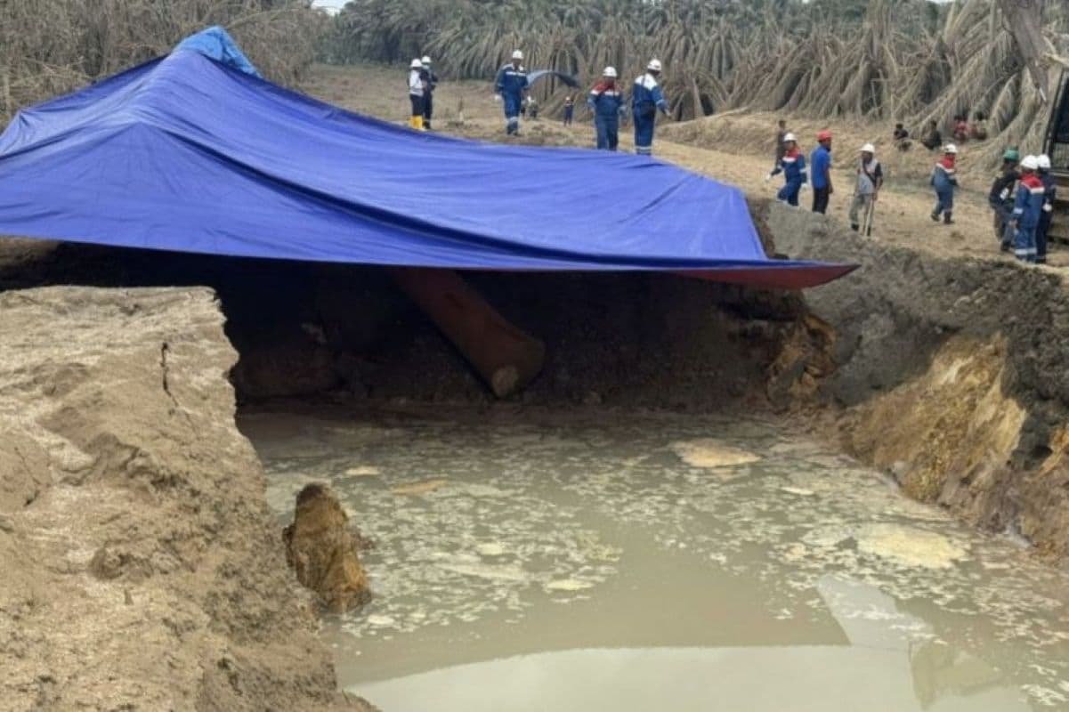 Lima Unit Rumah Rusak akibat Ledakan Pipa Gas PT TGI di Inhu Riau - Image