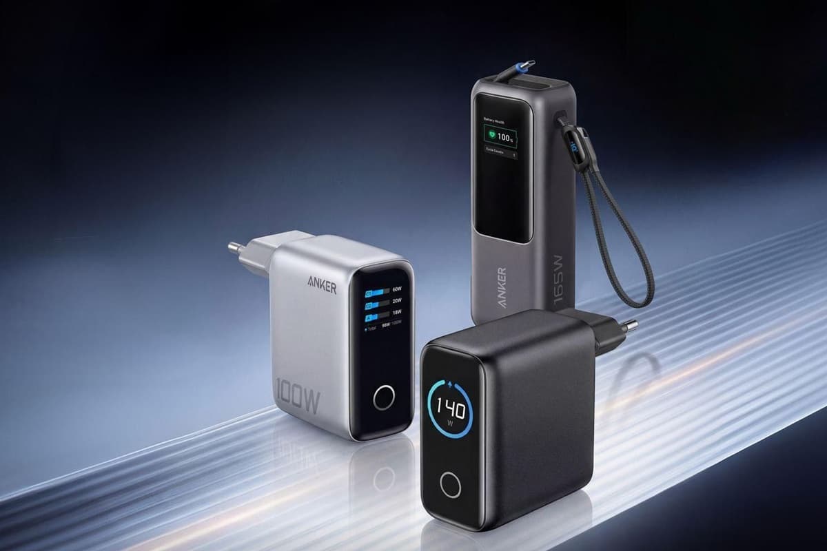 Anker Perkenalkan Charger Berlayar Pintar, Dibekali Teknologi AI Smart Power Distribution - Image