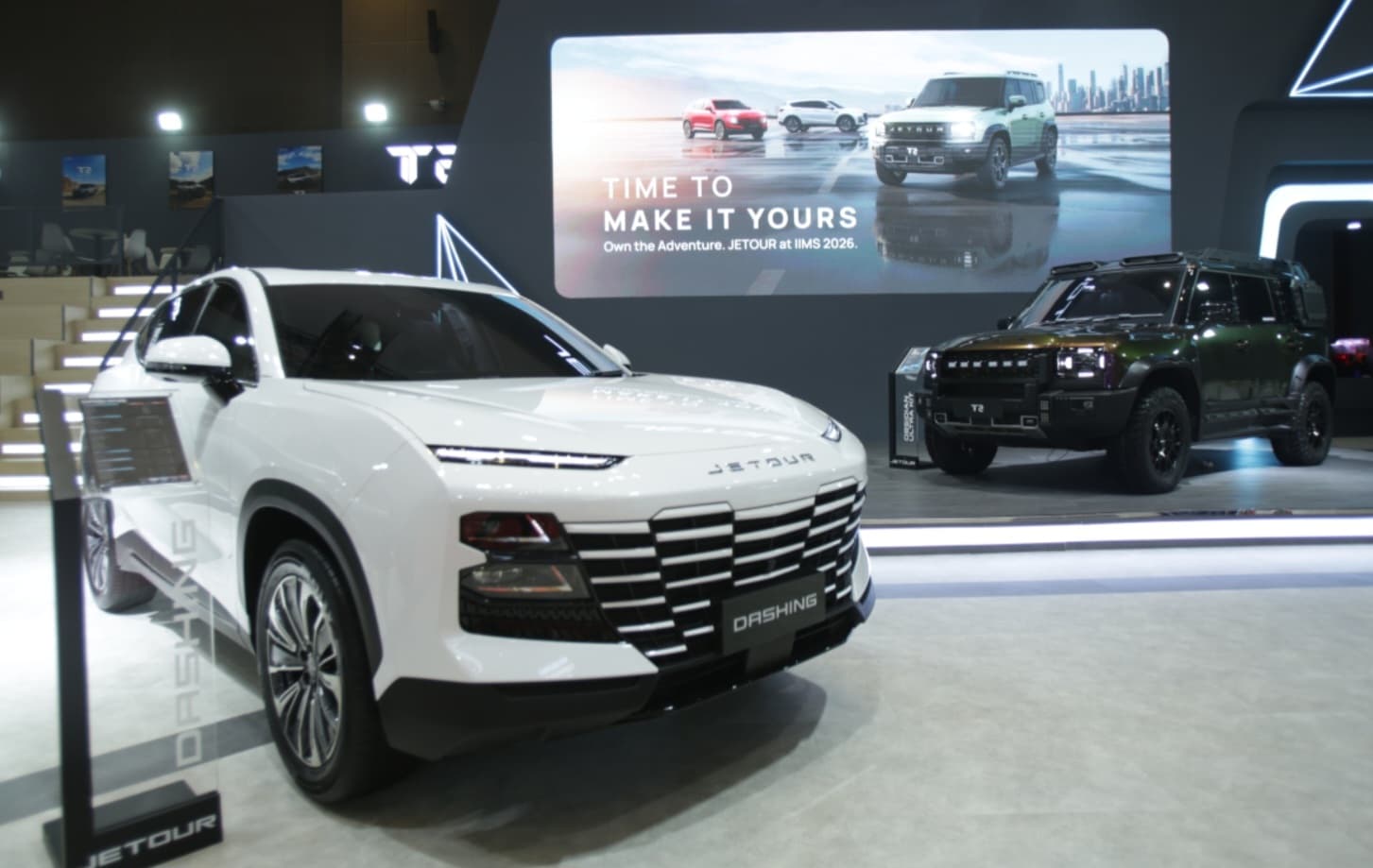 Jetour T2, Dashing dan X70 Plus Jadi Andalan Pamer Fitur di IIMS 2026 - Image
