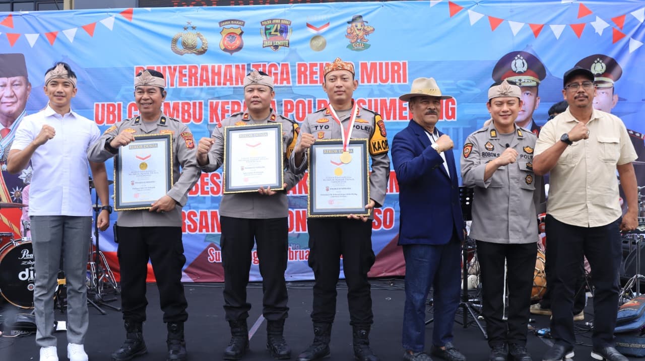 Tingkatkan Potensi Lokal dan Pecahkan Rekor MURI, Polres Sumedang Gelar Masak Besar  - Image