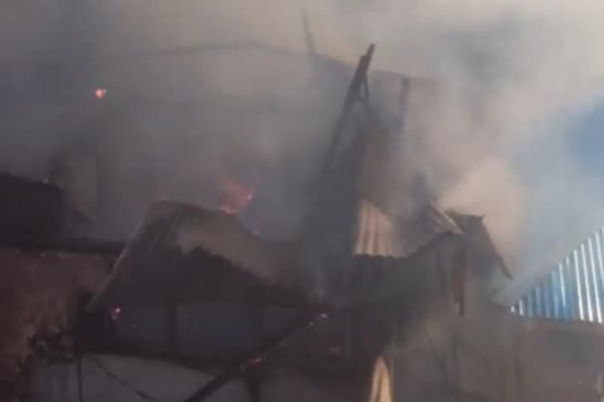 Lapas Tuminting Manado Terbakar, Diduga Akibat Napi Rusuh - Image